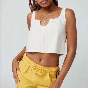 Out from Under Urban Outfitters Ryder Notch Neck Tank Blouse Top